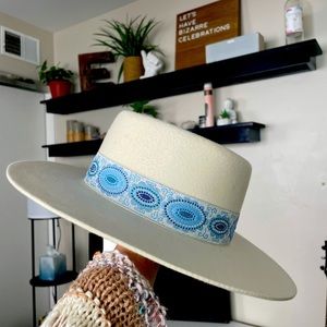 LACK OF COLOR AZURE LOLITA HAT!!!!!